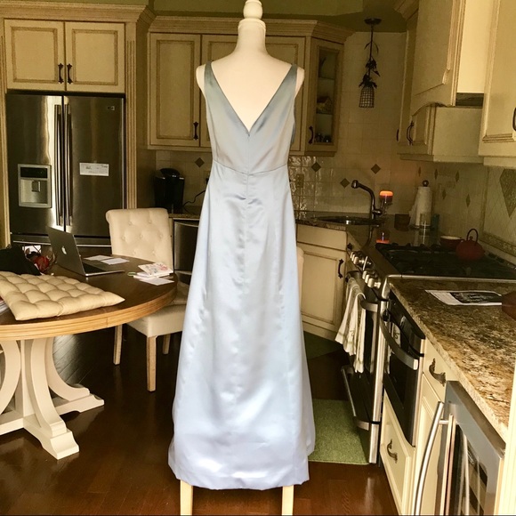 Vera Wang Long Formal Dress Wedding Size 12 Blue. - Picture 5 of 6